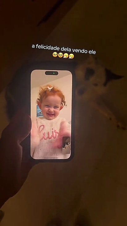 Luisa sempre pede pelo pet.