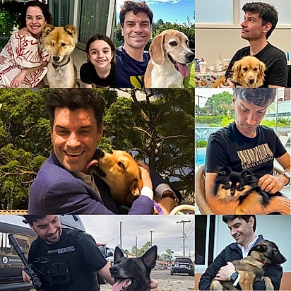 Ulisses Gabriel compartilhou sua história com cães ao longo da vida.