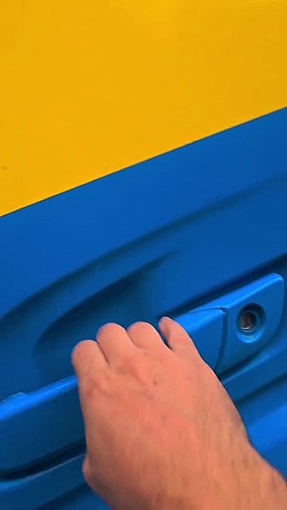 Leandro é caminhoneiro e costuma resgatar pets por onde passa.