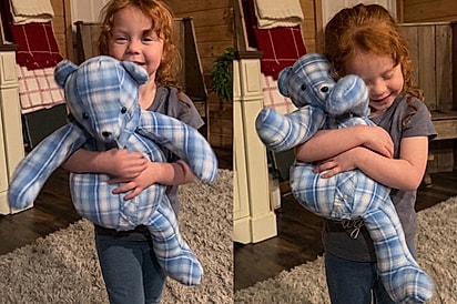 Esse urso é muito mais especial do que parece: Menina ganha ursinho com três patinhas e motivo emociona milhões