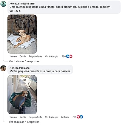 Muitos internautas do México compartilharam seus caramelos nos comentários. 