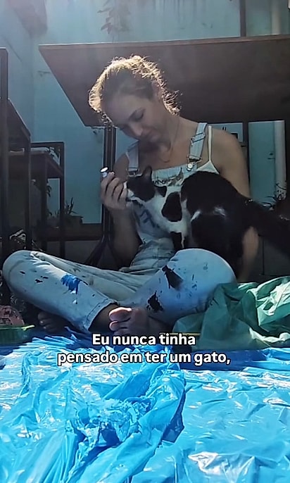 Nathalie Ranzolin adotou o bichinho.