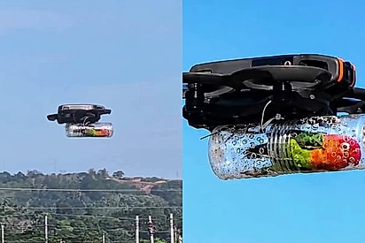 Tutor constrói drone com cabine para fazer ave voltar a voar