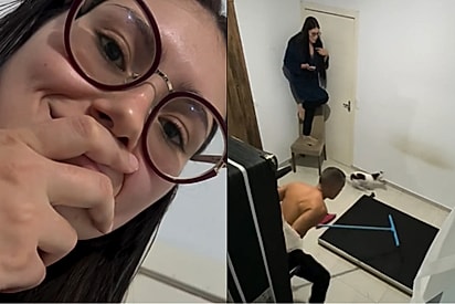 “Pega, Amora! Solta, Amora!”: tutores se desesperam com rato, mas cachorrinha resolve tudo.