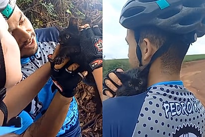 Grupo de ciclistas curtiam pedal tranquilamente em área rural, até se deparar com gritos vindos do mato