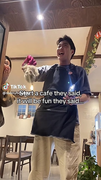 Agora a cafeteria é um local petfriendly.