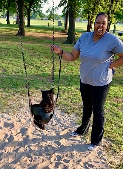 Cão da internauta Tyesha. 