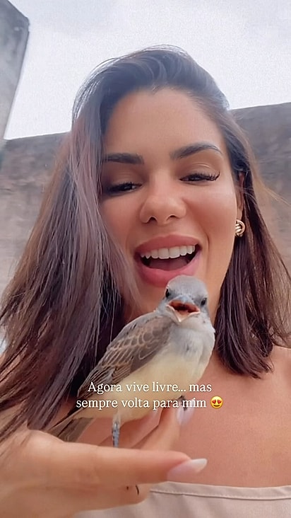 Stephany ajudou Enzo a crescer, voar e seguir seu caminho.