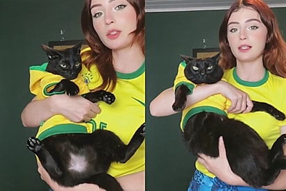 Kay com a Gata Mãe e a Gata Filha, filha da Gata Mãe.