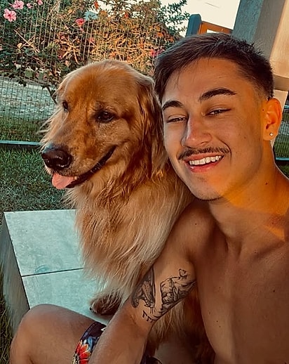 Gudan é um cachorrinho muito amado por seu tutor, João Herrmann.