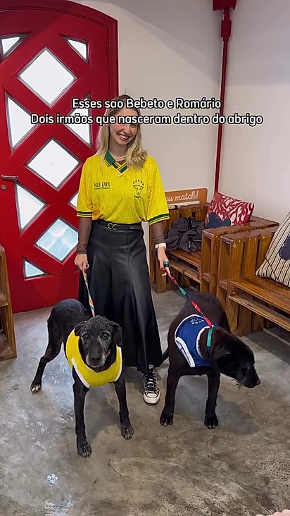 Os dois foram adotados em conjunto após uma campanha da Hyppet.
