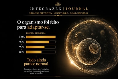 Reserva Biológica: O Que Está Acontecendo Mesmo Quando Tudo Parece Normal? O organismo faz de tudo para manter o equilíbrio. Essa capacidade de continuar funcionando mesmo diante de pequenos desequilíbrios é conhecida como reserva biológica. Ela protege o paciente por um tempo, mas não é infinita. Quanto mais cedo identificamos essas mudanças silenciosas, maiores são as oportunidades de preservar saúde, qualidade de vida e promover uma longevidade verdadeiramente saudável.