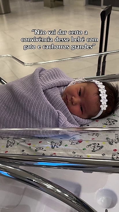 Ela nasceu para completar a família.