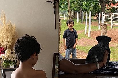 Menino pede cachorrinho em oração e conhece seu novo melhor amigo.