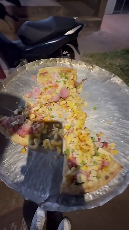 A pizza seria aproveitada de qualquer maneira.