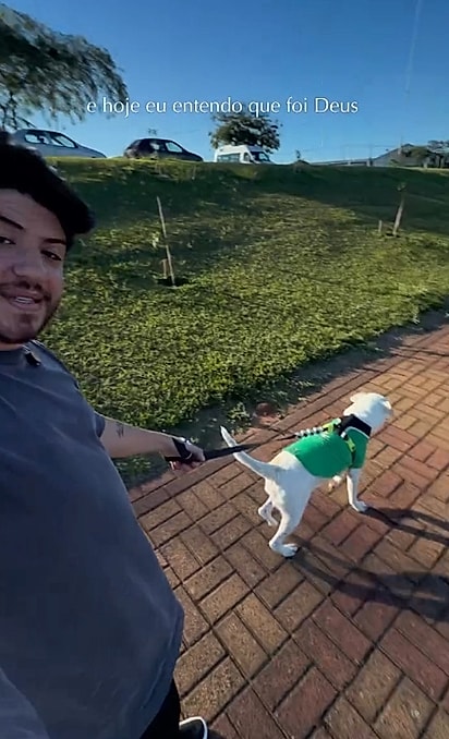 Danilo teve a sua vida transformada quando resgatou Aparecido.