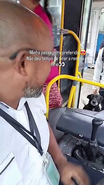 Fábio está sempre cuidando de Pretinha.
