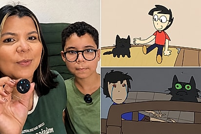 “Ele não desistiu do sonho”: Menino cria animação para convencer os pais a adotar um gatinho.
