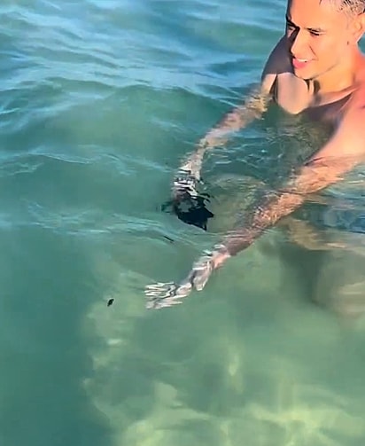 O peixinho se apaixonou por Valdemir.