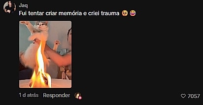 Internauta compartilhou a foto nos comentários.