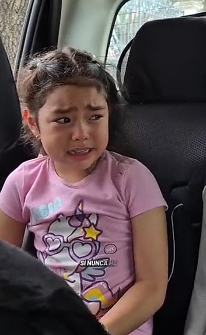 Entre lágrimas, Sofia tentava convencer o pai a adotar Canela.