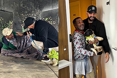 Com câmera escondida, rapaz convida morador de rua para cuidar do seu cachorro em sua casa enquanto viaja.