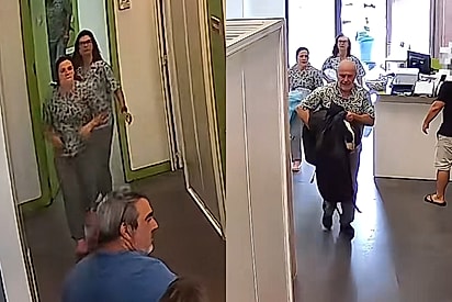 “Cada segundo conta”: Equipe e clientes de clínica veterinária agem rapidamente para salvar a vida de cachorrinha