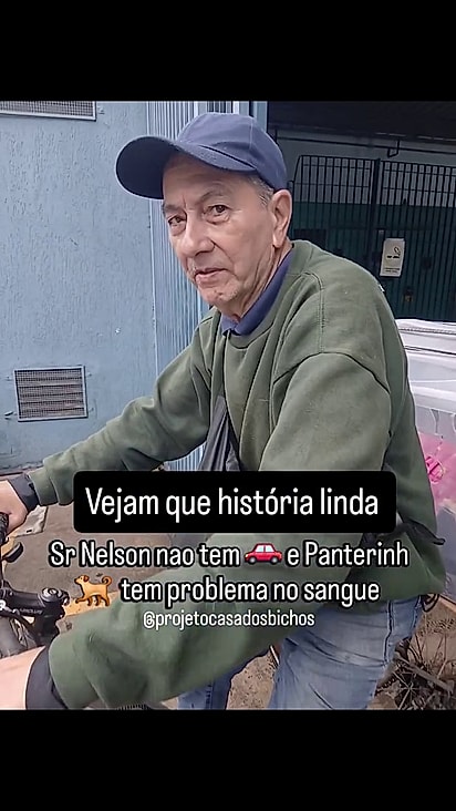 O tutor não mede esforços para cuidar da cachorrinha.