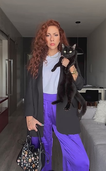 Nicolly e Pretinha. 