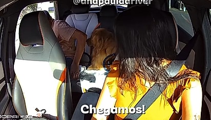 Ana se surpreendeu com o cuidado do tutor.