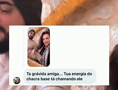 Ao ver a cena, uma seguidora surpreendeu Cris com um palpite: “Tá grávida, amiga!”.