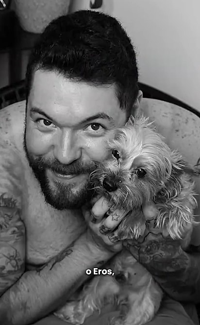O cachorrinho Eros.