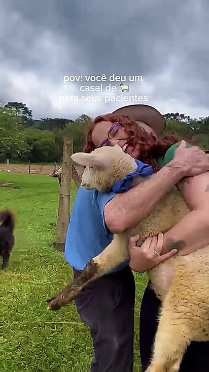 A fisioterapeuta realizou o sonho do paciente.