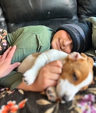 Lucca e Rocky. 