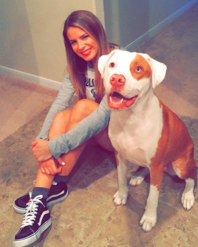 Chris e seu Petey